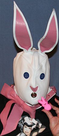 bunny hood with peep